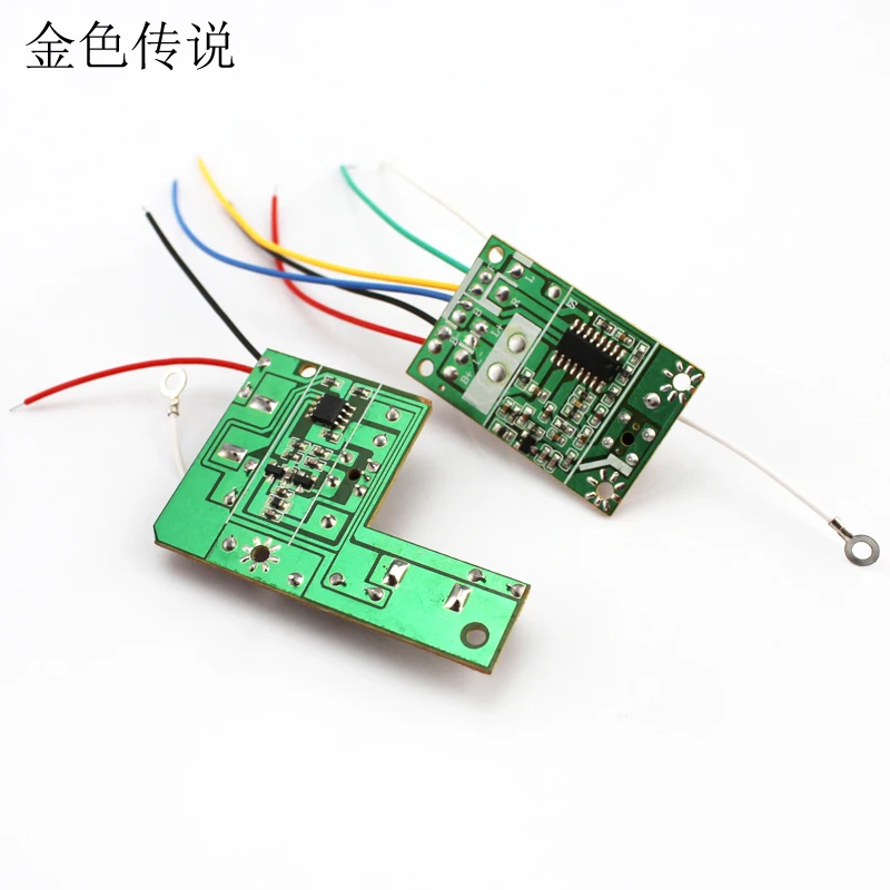 F19984 4CH 27MHZ пульт дистанционного передатчика и приемника с антенной для DIY RC автомобиля робота