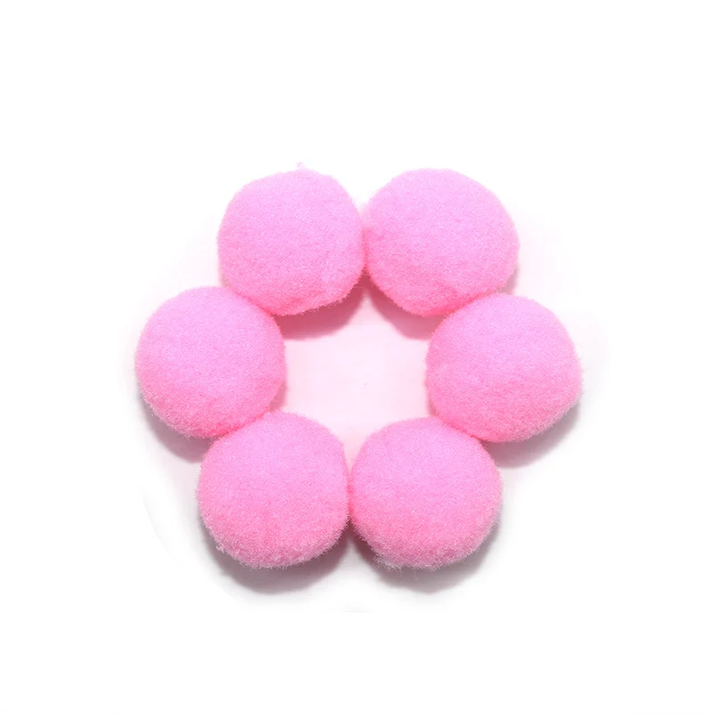100 шт. 10/15/20/25 мм Мини пышная Нижняя Pom Poms помпонами ручной работы для детей игрушки свадебный Декор DIY товары для шитья и рукоделия