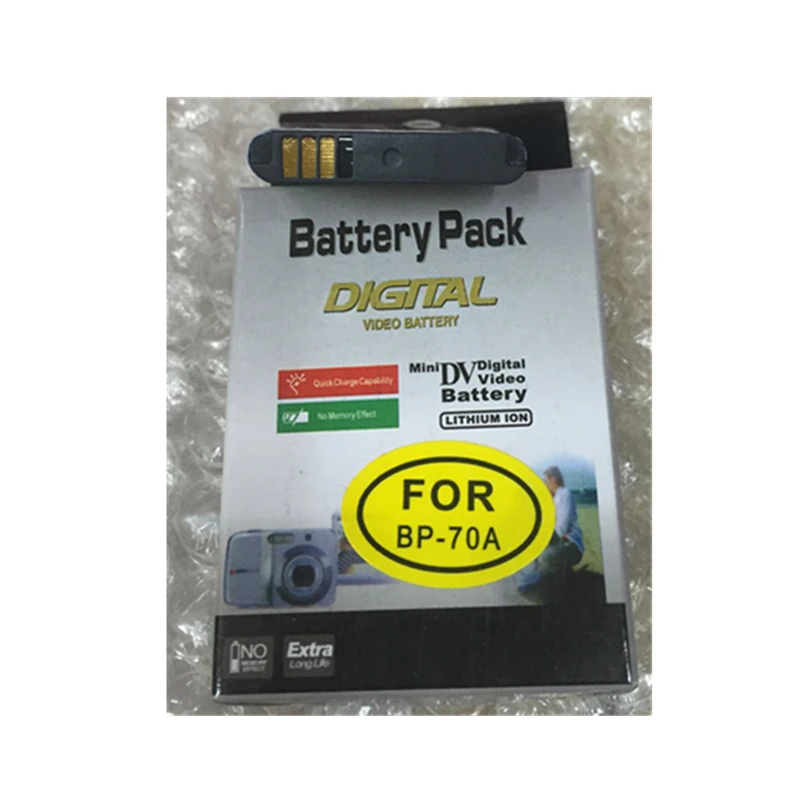 BP-70A BP 70A комплект литиевых батарей BP70A аккумуляторная батарея для цифровых фотоаппаратов BP-70A для samsung PL80 ES70 SL50 SL600