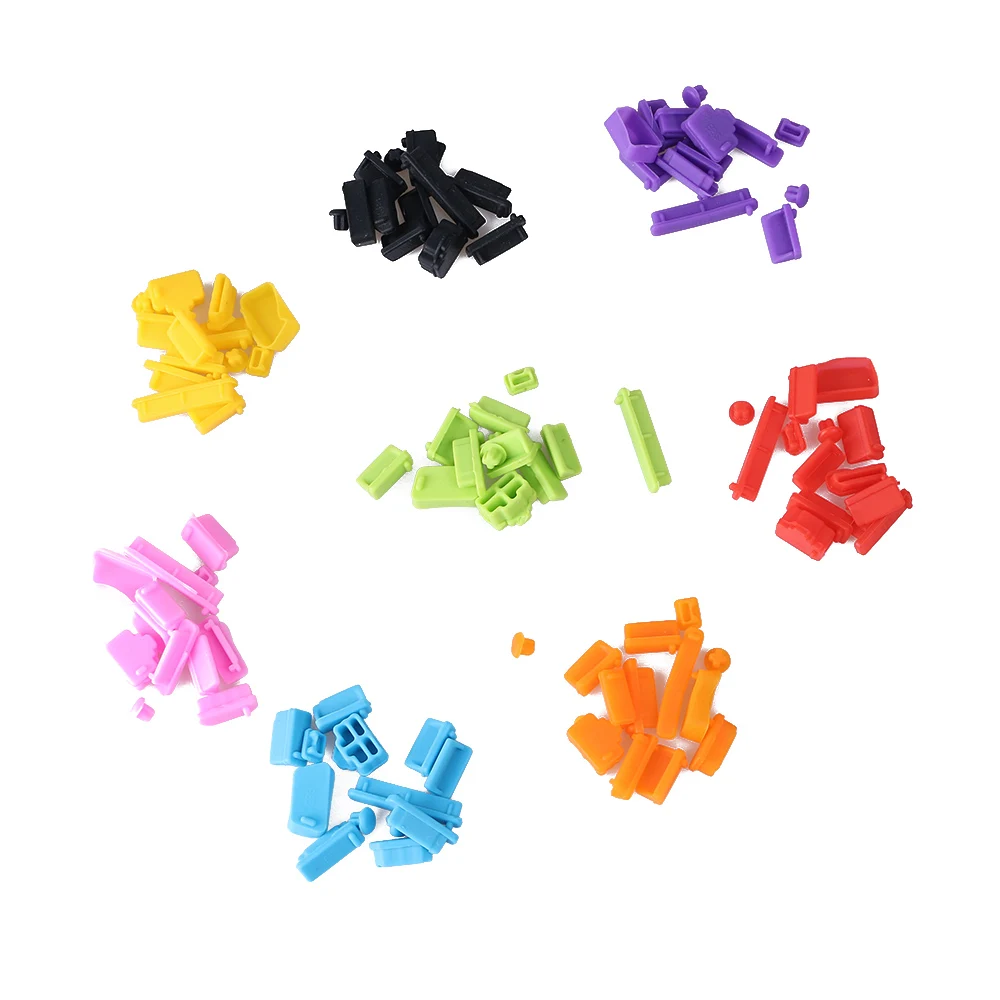 65 шт./комплект силиконовые пробки для защиты от грязи|Чистящие принадлежности