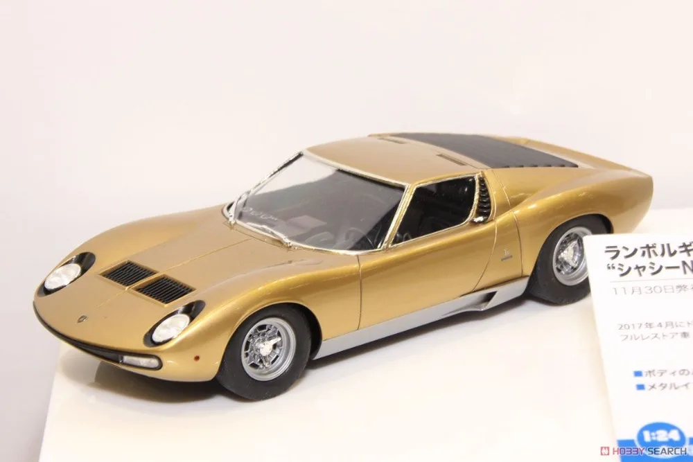 1/24 Хасэгава 20319 LAMBOR GHINI Миура P400 sv'chassis № 5030 золото restoration' модель хобби