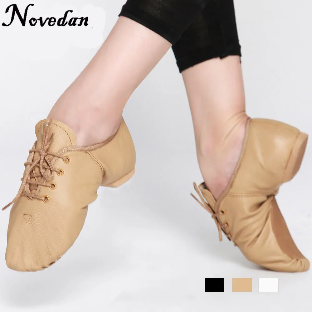 Черные желтые кожаные на шнуровке джазовые танцевальные туфли мягкие оксфорды