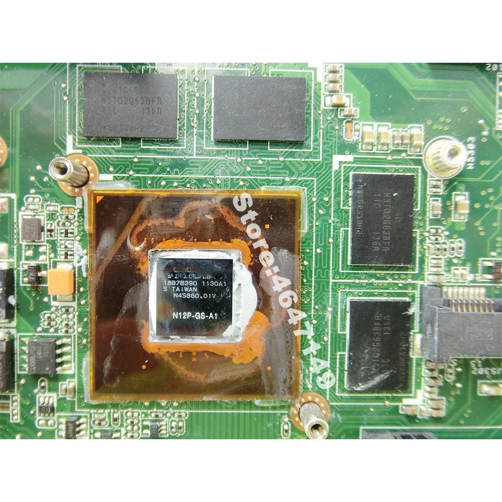 NX90SN HM65 GT540M 2 Гб N12P GS A1 материнская плата REV 0 для ASUS NX90 NX90S DDR3 Материнская ноутбука 100%