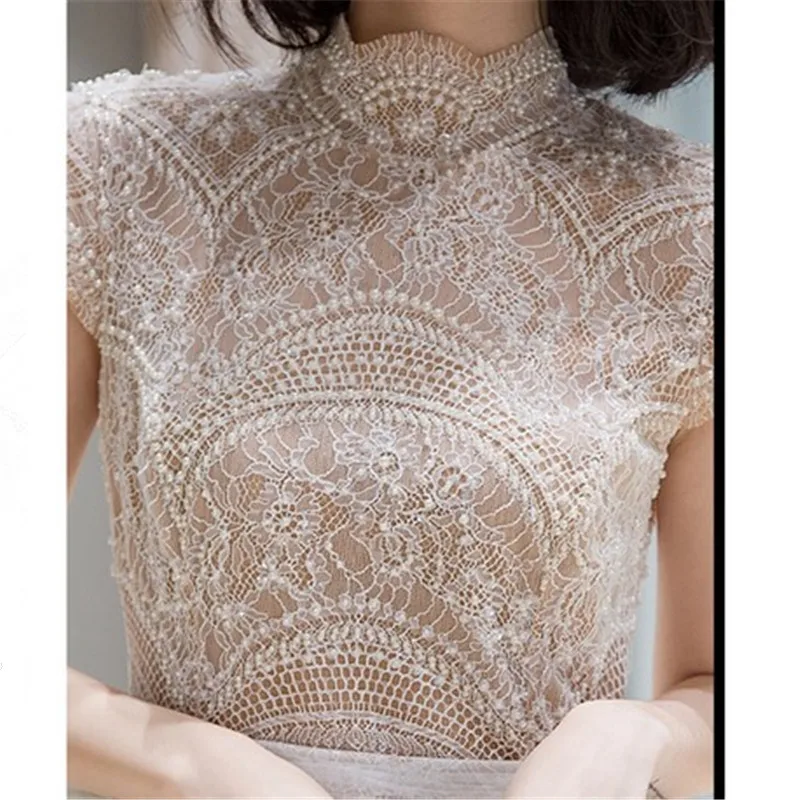 

Free shipping High collar Party Gown Short Homecoming dresses A line SA154