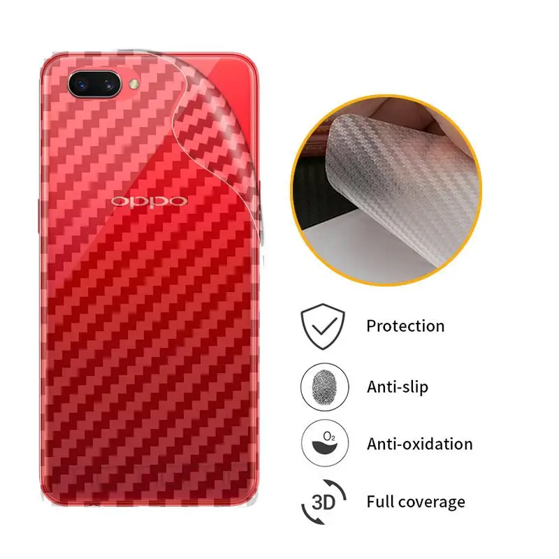 3D защитная задняя пленка из углеродного волокна для OPPO A3s A5 AX5 A7n A7 A5S A7X F9 Pro F9Pro