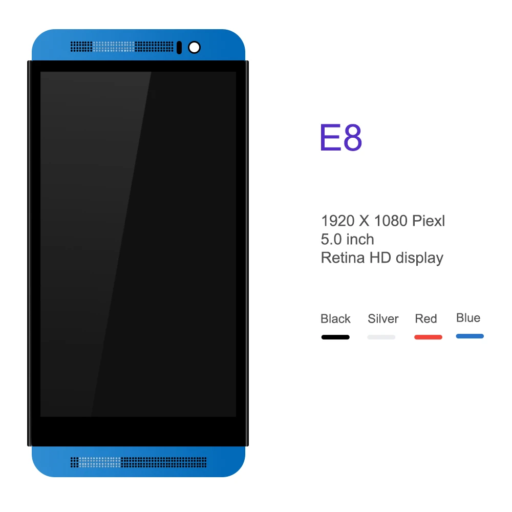 Оригинальный 5 &quotLCD для HTC One E8 LCD дисплей кодирующий преобразователь сенсорного