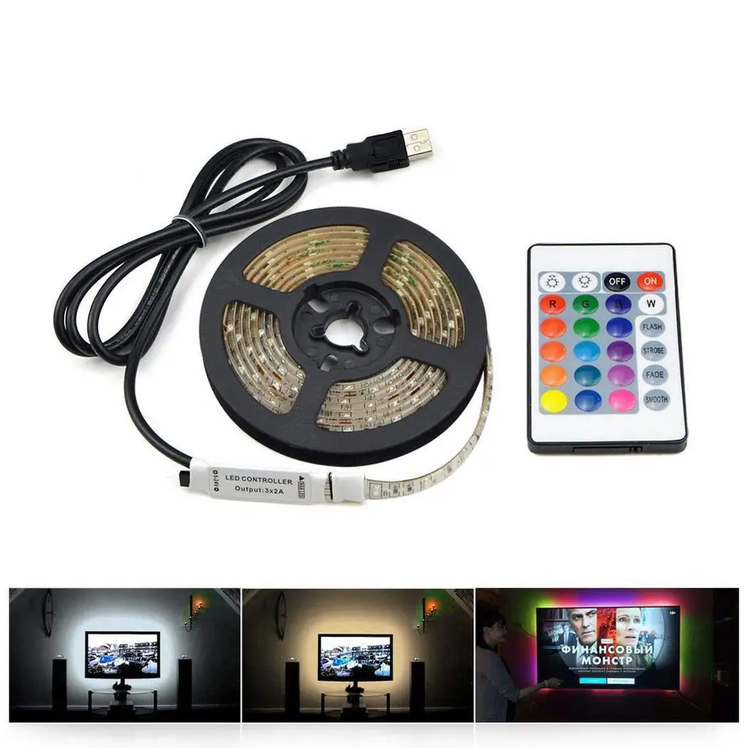Светодиодная лента 2835SMD с USB гибкая LED светильник СКА для ТВ рабочего стола