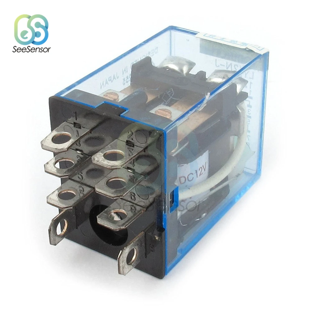 DC 12V AC 220V LY2NJ HH62P HHC68A-2Z электронное Микро Мини электромагнитное реле 10A 8PIN катушка