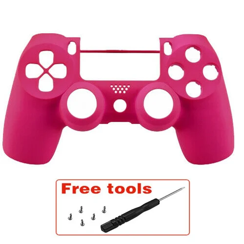 Rose Red PS4 Pro сменный контроллер оболочка Крышка Лицевой панели чехол Верхняя для Playstation 4 PRO JDM 040 JDS 040 Dualshock 4 V2 Gen 2th - Цвет: Rose Red