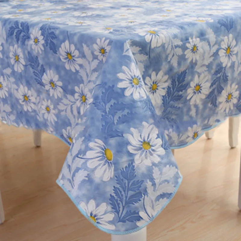 Многофункциональная Цветочная Водонепроницаемая скатерть с маслостойким