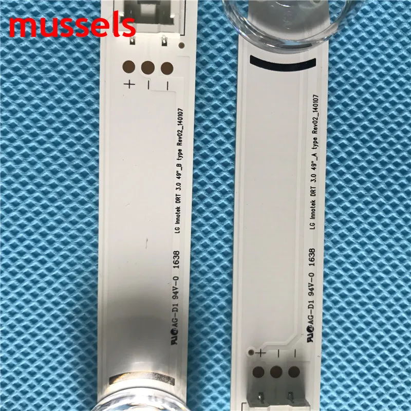 Светодиодная лента подсветки для LG 49 &quotTV 49LB620V Innotek DRT 3 0 49LB552 49LB629V 6916l 1788A 1789A 2 шт. и