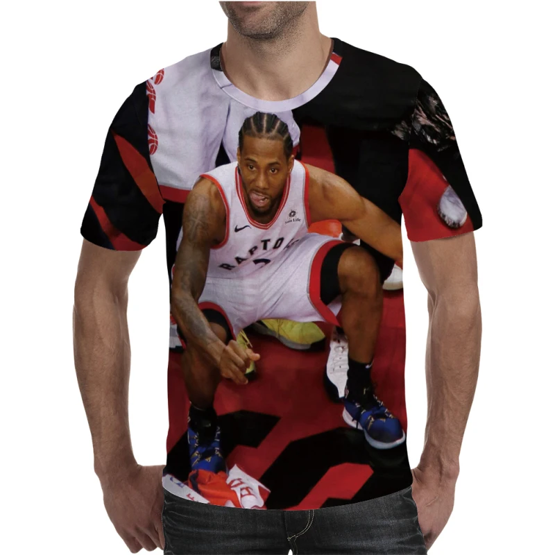 Футболка Чемпион НБА команда рапторов леонд новая модная мужская футболка с