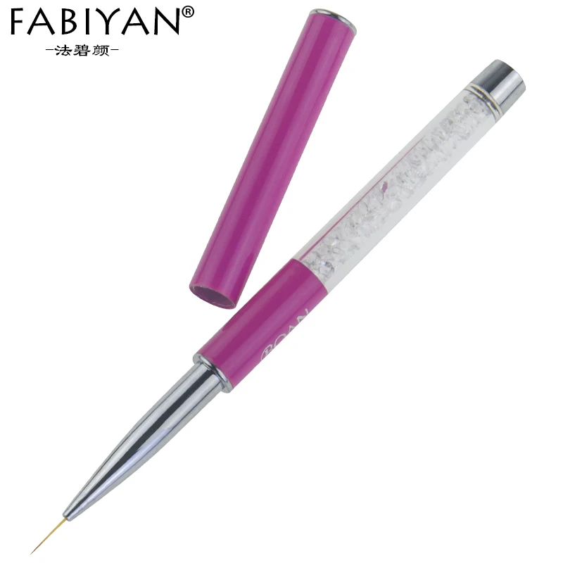 Подводка для рисования ногтей кисть резьбы по цветку градиентный плоский