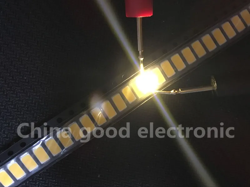 100 шт./лот SMD 5050 светодиодные чипы теплый белый/белый светодиод Чип LED Диоды 12-15 лм