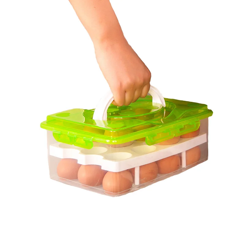 1 шт. 24 Сетки яйцо коробка для хранения яиц удобные коробки дома Кухонные гаджеты