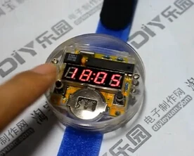 DIY светодиодный набор электронных часов с прозрачной крышкой|clock kit|kit kitselectronic kit |