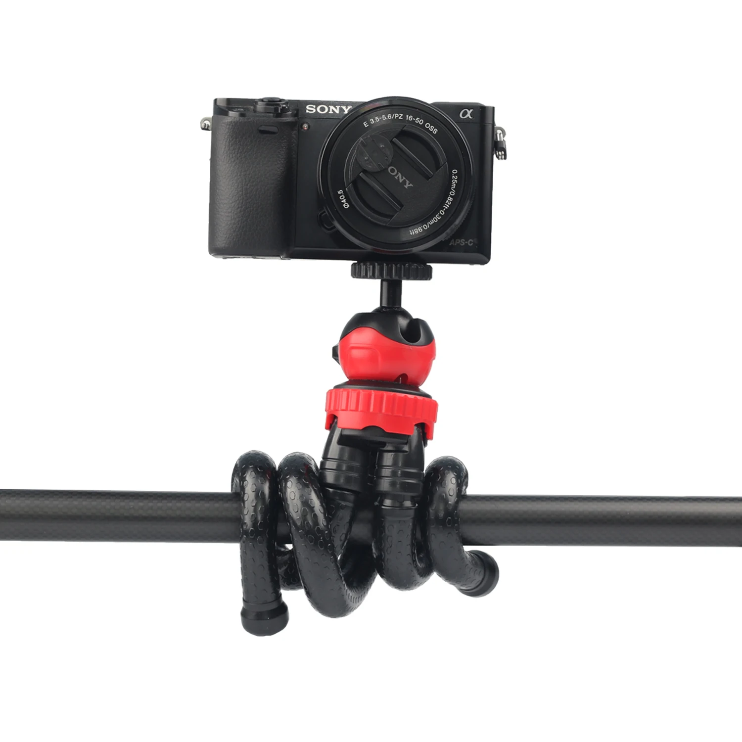 Гибкий мини-штатив Octopus Stand Gorilla Pod 1/" для Gopro Hero camera Phone полная гибкость из жесткого пластика черного цвета