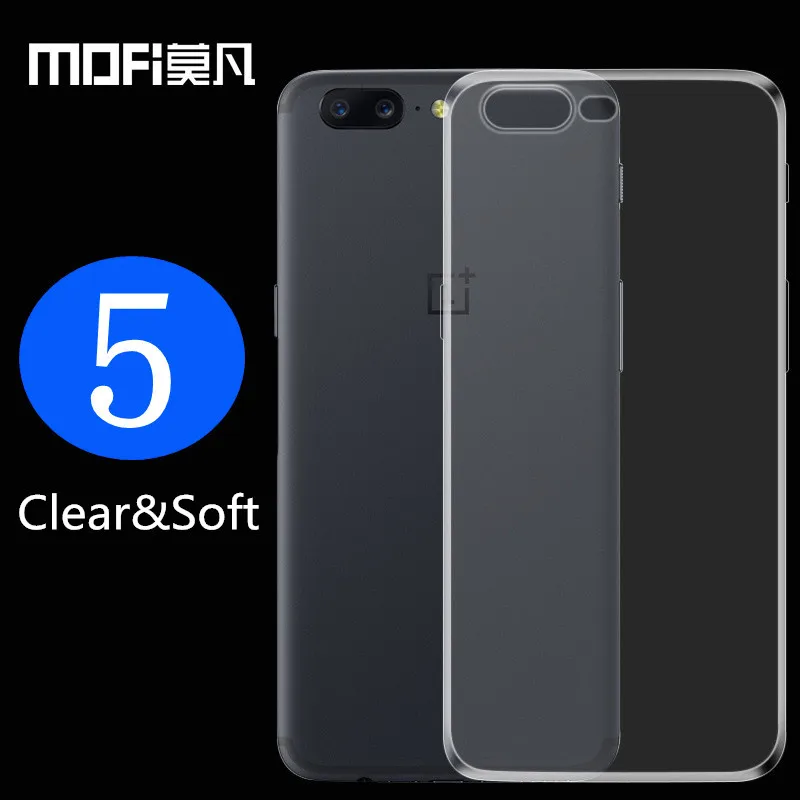 OnePlus 5 силиконовый чехол One Plus задняя крышка мягкая TPU прозрачный Чехлы для