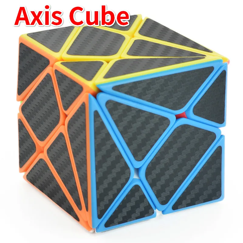 Axis Cube Кубик из углеродного волокна, Магический кубик, скорость 2x2 3x3 4x4 5x5, пирамиды 223, 233, SQ1, перекос, головоломка, рисовый пельмень, Cubo Magico, игрушки для детей - Цвет: Axis Cube