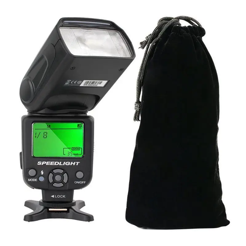 Zomei ZM430 ЖК-дисплей Дисплей Блиц Вспышка Speedlite для Nikon D5500 D3300 D7200 D3400 D5300 D500 D7500 D750 D5600 для Canon PK VK430