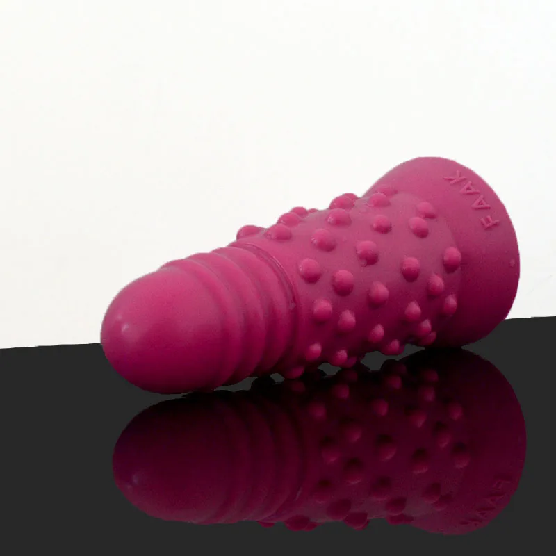 3D Bump анальный фаллоимитатор FAAK силиконовый с присоской круглой головкой вставка