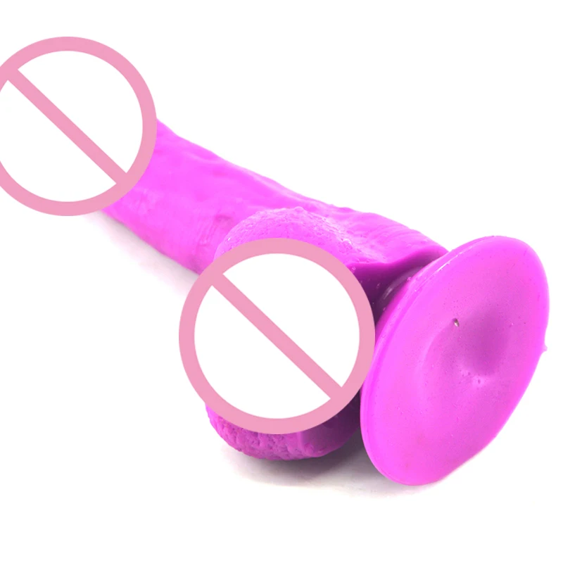 Waterproof Realistic Medical Silicone Huge Dildo Big Purple Black Flesh Penis Sex Toys for Women Adult Products FAAK02 | Красота и