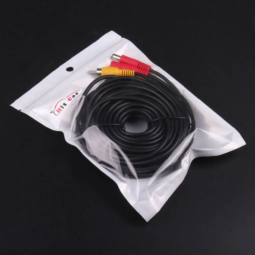 Dragonpad Generic 10 м безопасности RCA мощность Аудио Видео AV кабельная камера cctv обратная