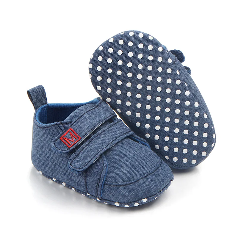 

0-18M Kids Shoes for Girls Boys Sneakers Jeans Canvas Children Shoes Soft Sole Casual Baby Sneakers Boys Shoes