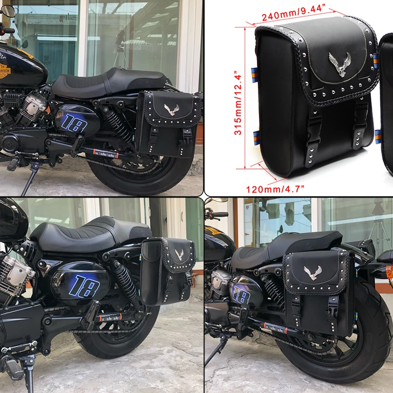 Для Harley Sportster 883 1200 мотоциклетные седельные сумки кожаная сумка для багажа BMW R1200GS