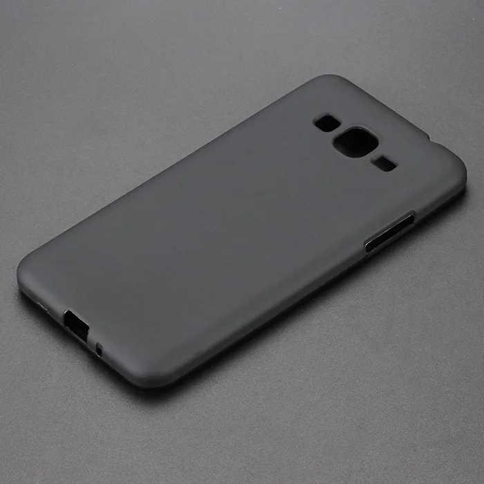 Черный гелевый ТПУ тонкий мягкий Противоскользящий чехол задняя крышка для Samsung