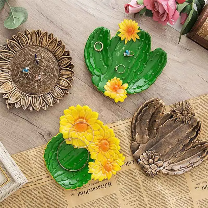 Многофункциональный Подсолнух для растений подсолнуха кактуса поднос хранения