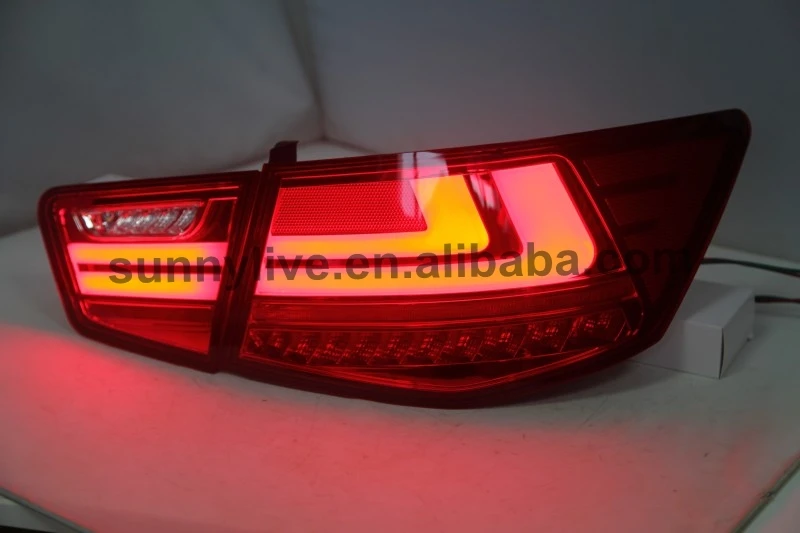 Задний светодиодный фонарь для KIA Cerato Forte 2009 2011 WH красного цвета|Фара авто в сборе|