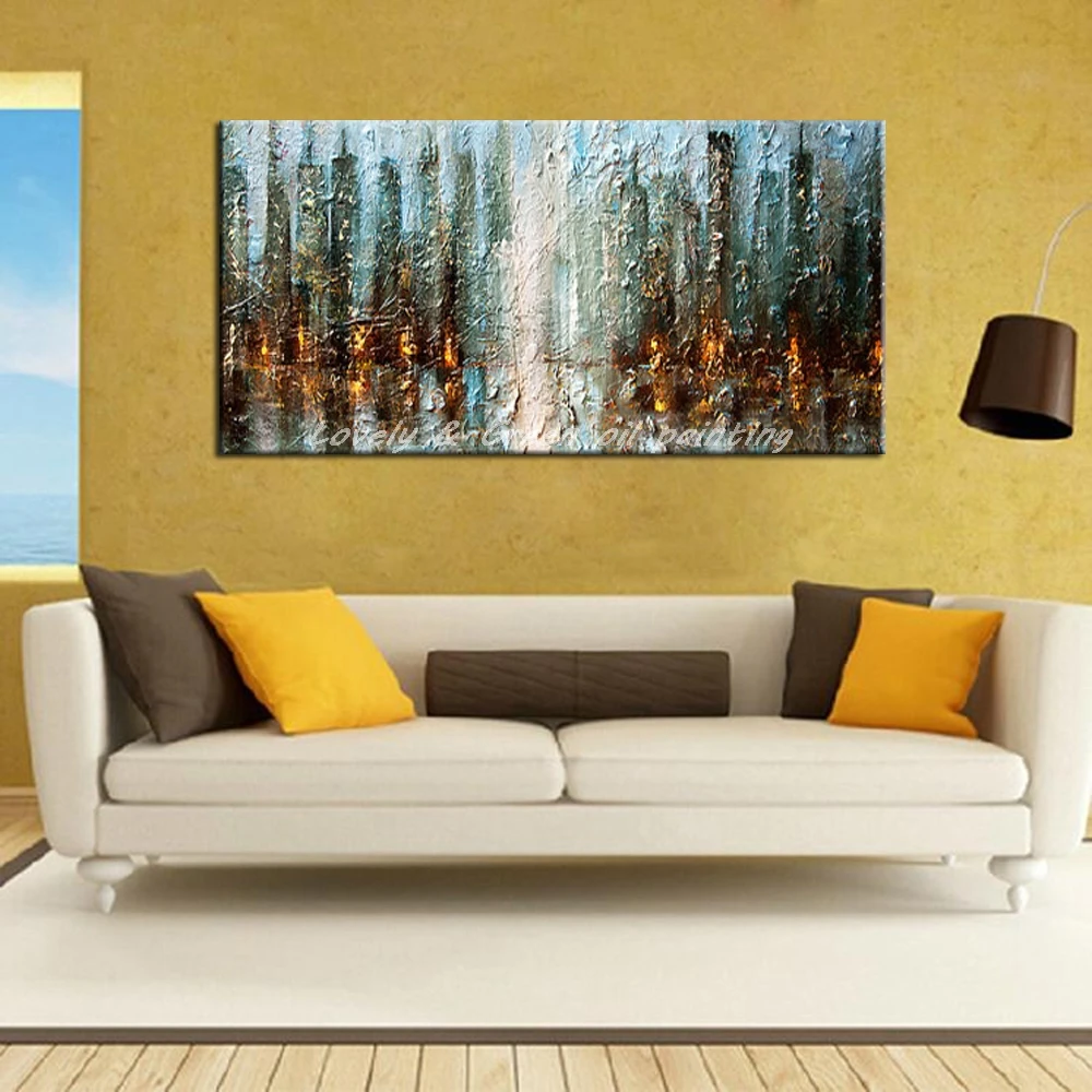 Ручная роспись декоративный постер настенная живопись холст картина маслом