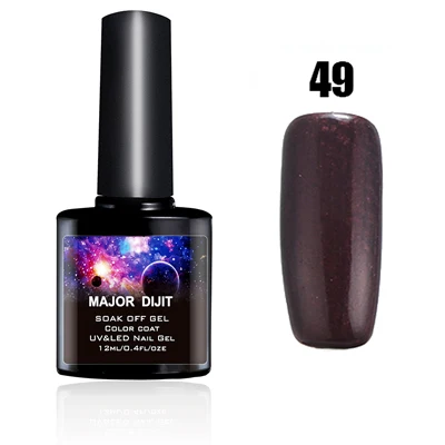 49 New Major Dijit 12ML Gel Nail Polish UV Gel Polish Long Lasting Soak Off UV Nail Gel Polish Hot Gelpolish - Цвет: 49