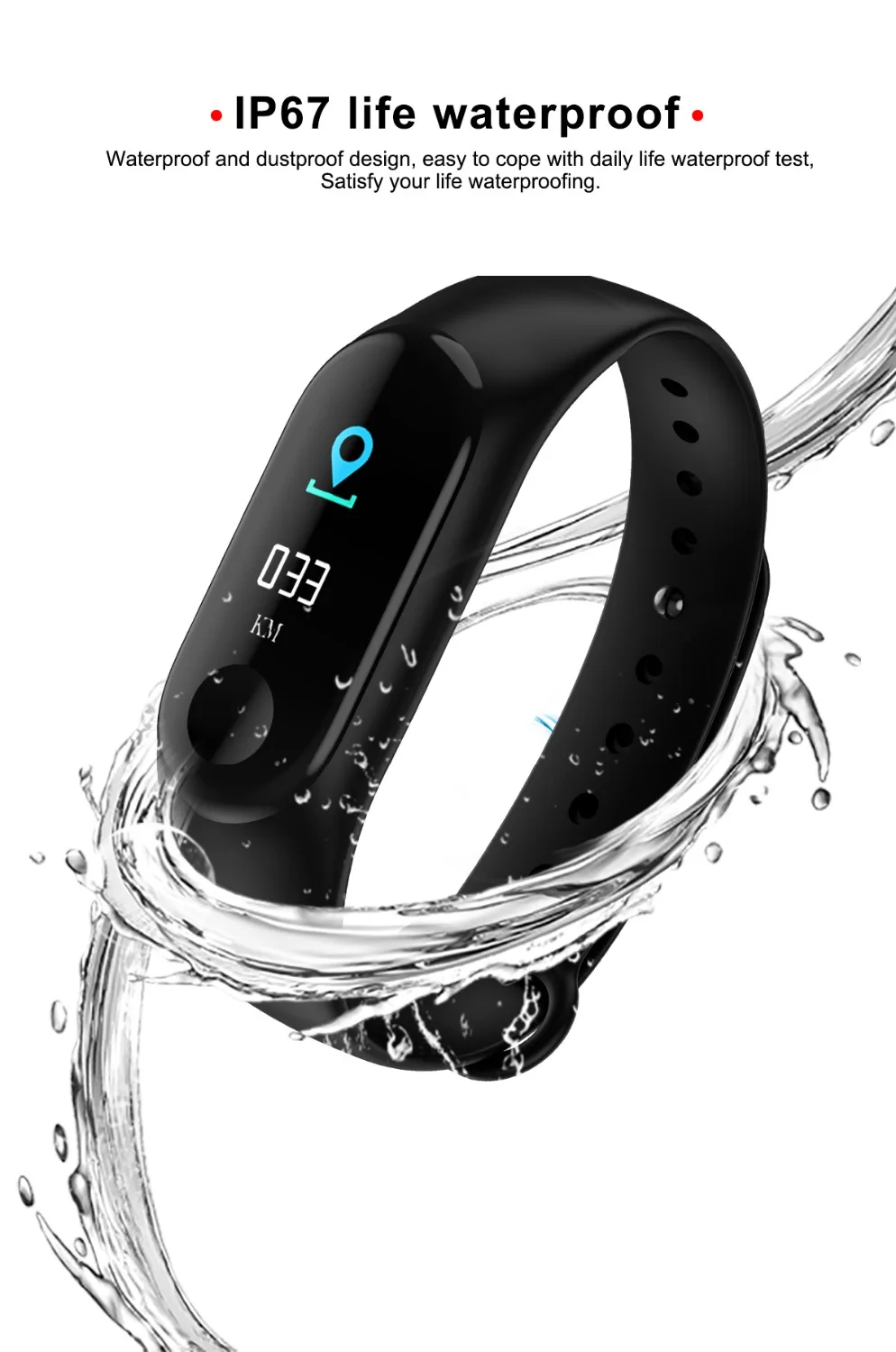Женские Смарт часы модные спортивные с Bluetooth и светодиодной подсветкой 3 вида