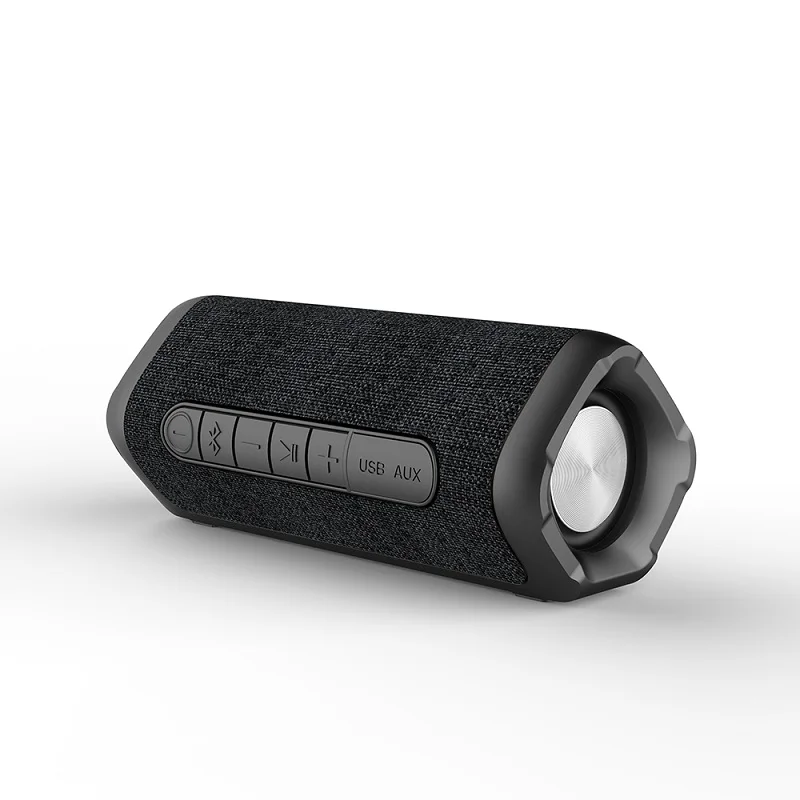 Черный Bluetooth динамик наружные водонепроницаемы переносной динамик 12 Вт звуковая коробка музыкальная Колонка беспроводной громкий динамик сабвуфер HD бас стерео - Цвет: Черный