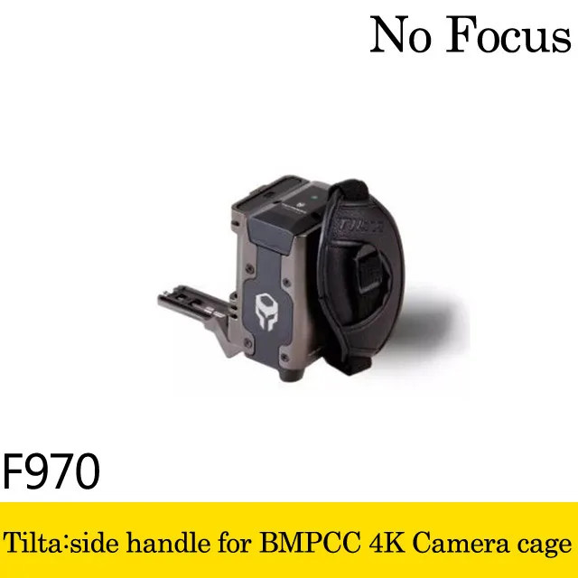 F970 side handle TILTA боковая фокусировка ручка для BMPCC 4k 6K клетка для камеры Боковая ручка для F970 LP-E6 F550 F570 батарея Blackmagic клетка аксессуары - Цвет: F970 side handle