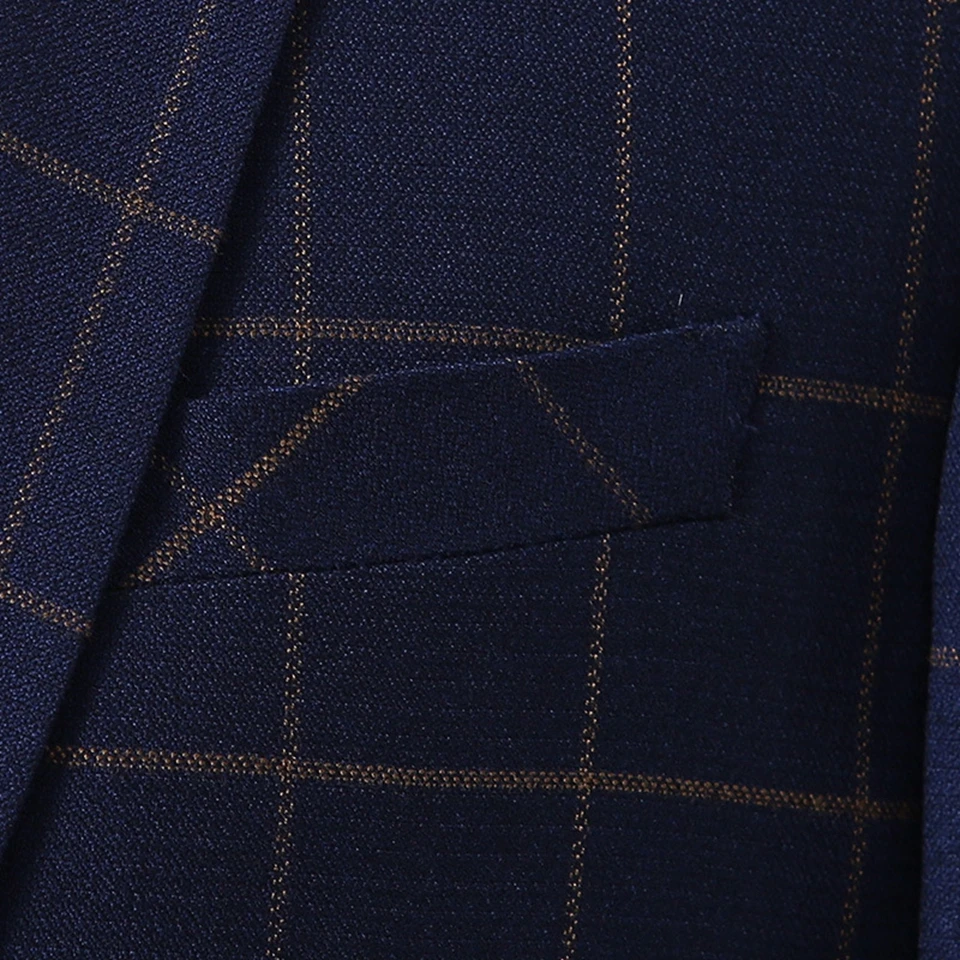 Женский клетчатый однобортный костюм на одной пуговице|Костюмы| |