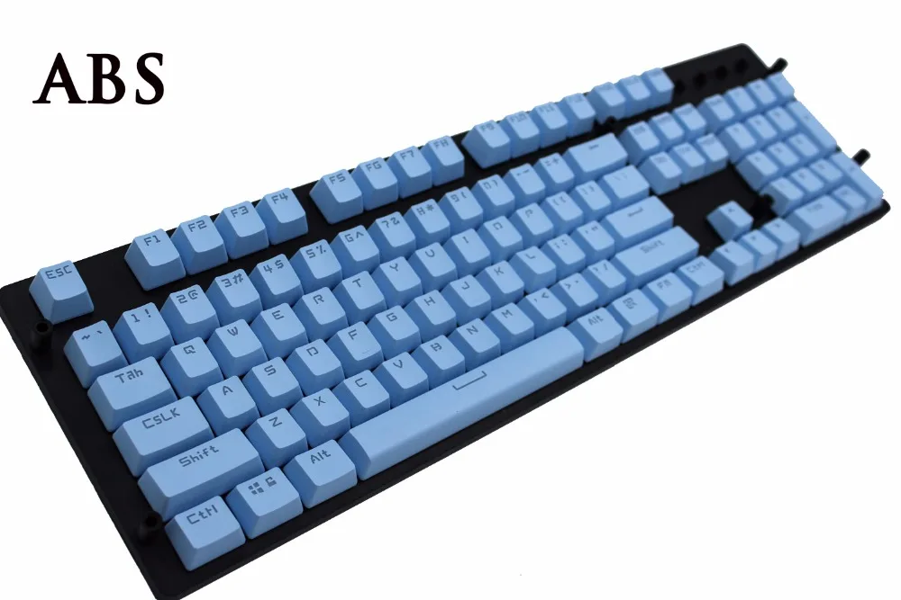MP 104 ключи двойная съемка с подсветкой толстые ABS/PBT колпачки OEM профиль для Cherry/NOPPOO/filco Механическая игровая клавиатура Keycap