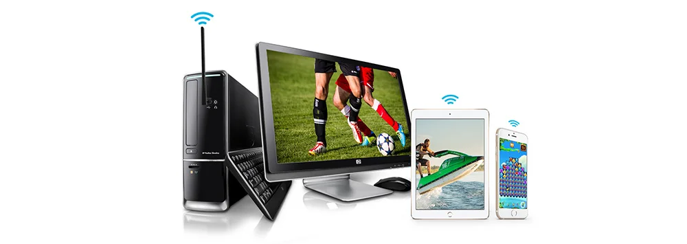 Tenda U6 Беспроводная USB сетевая карта, 300 Мбит/с WiFi USB сетевой адаптер, USB 2,0 режим станции, режим SoftAP, 1* 6dBi внешняя антенна