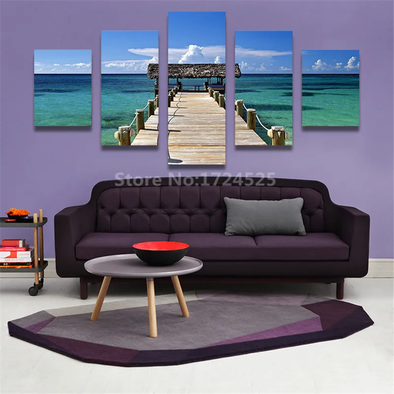 Новое поступление 2017 прямые продажи современные картины декоративные 5 шт.