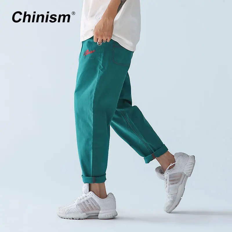 CHINISM Лето Весна Новые Классические Брюки мужские Брендовые повседневные брюки с