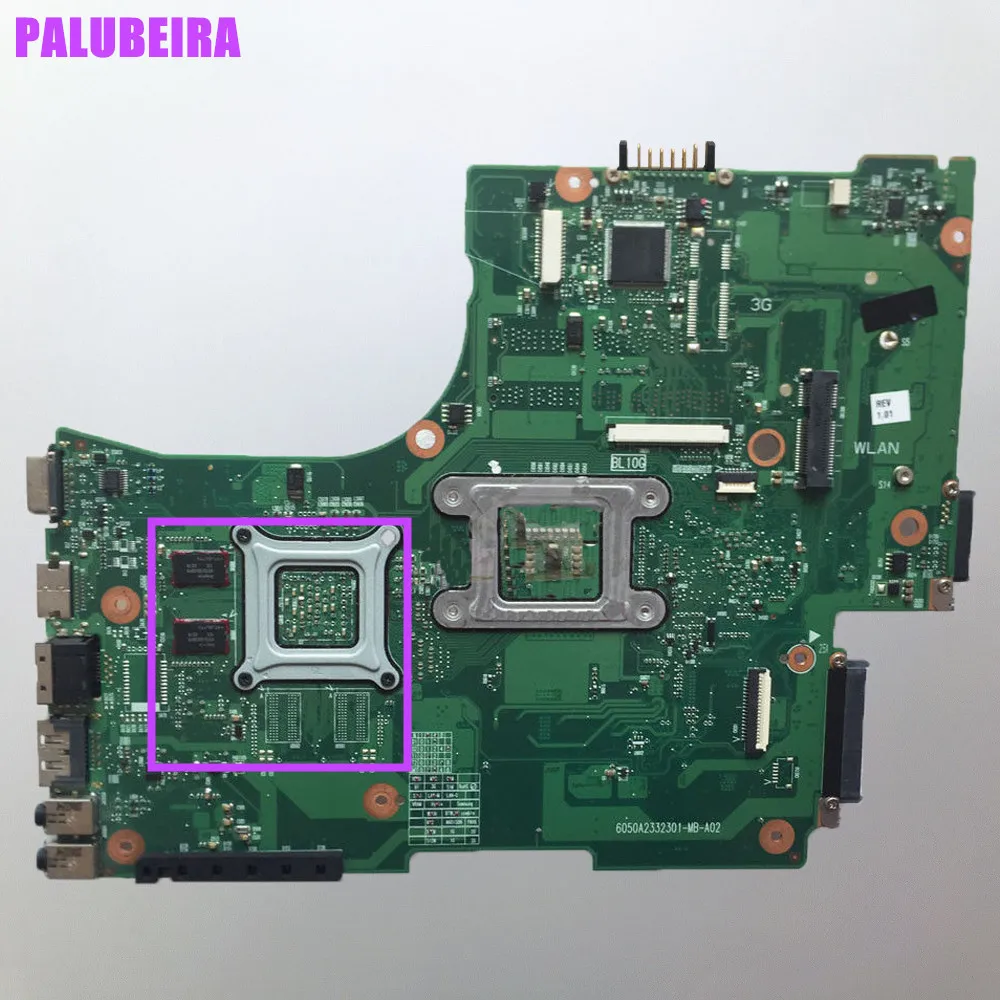 PALUBEIRA V000218030 1310A2332304 материнская плата для ноутбука Toshiba Satellite L650 L655 основная плата полностью протестировано работа