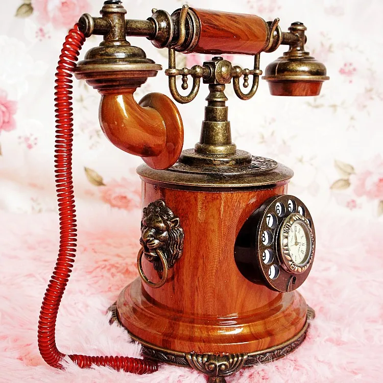 Мини телефон с модель часов ретро-модель украшение для дома ручной работы