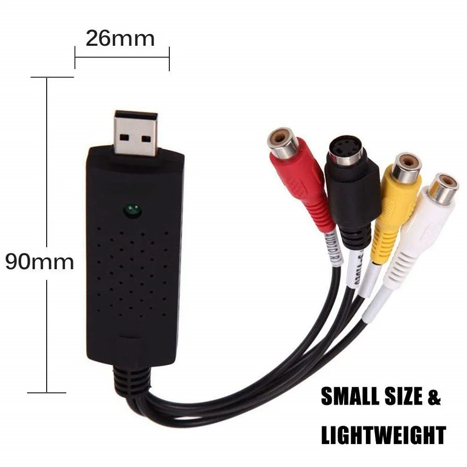 JZYuan USB 2 0 Easycap видео ТВ тюнер DVD аудио карта захвата конвертер запись приемник
