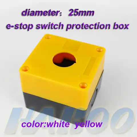 5 шт./лот диаметр 25 мм для выключателя электронной остановки с грибовидной головкой или защитной коробки кнопочного выключателя 1NO + 1NC