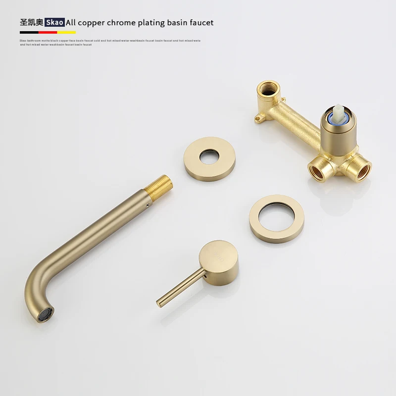 Смеситель для раковины в ванной комнате смеситель ванны латунный с одной ручкой