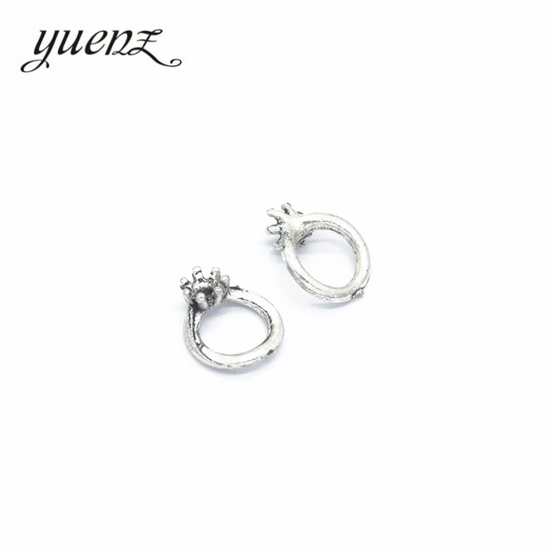 YuenZ 25 шт антикварное серебряное кольцо Подвески для браслета ожерелье DIY