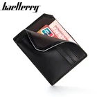 Baellerry кожаный держатель для кредитных карт тонкий кошелек для мужчин роскошный фирменный дизайн органайзер для визиток Id держатель чехол