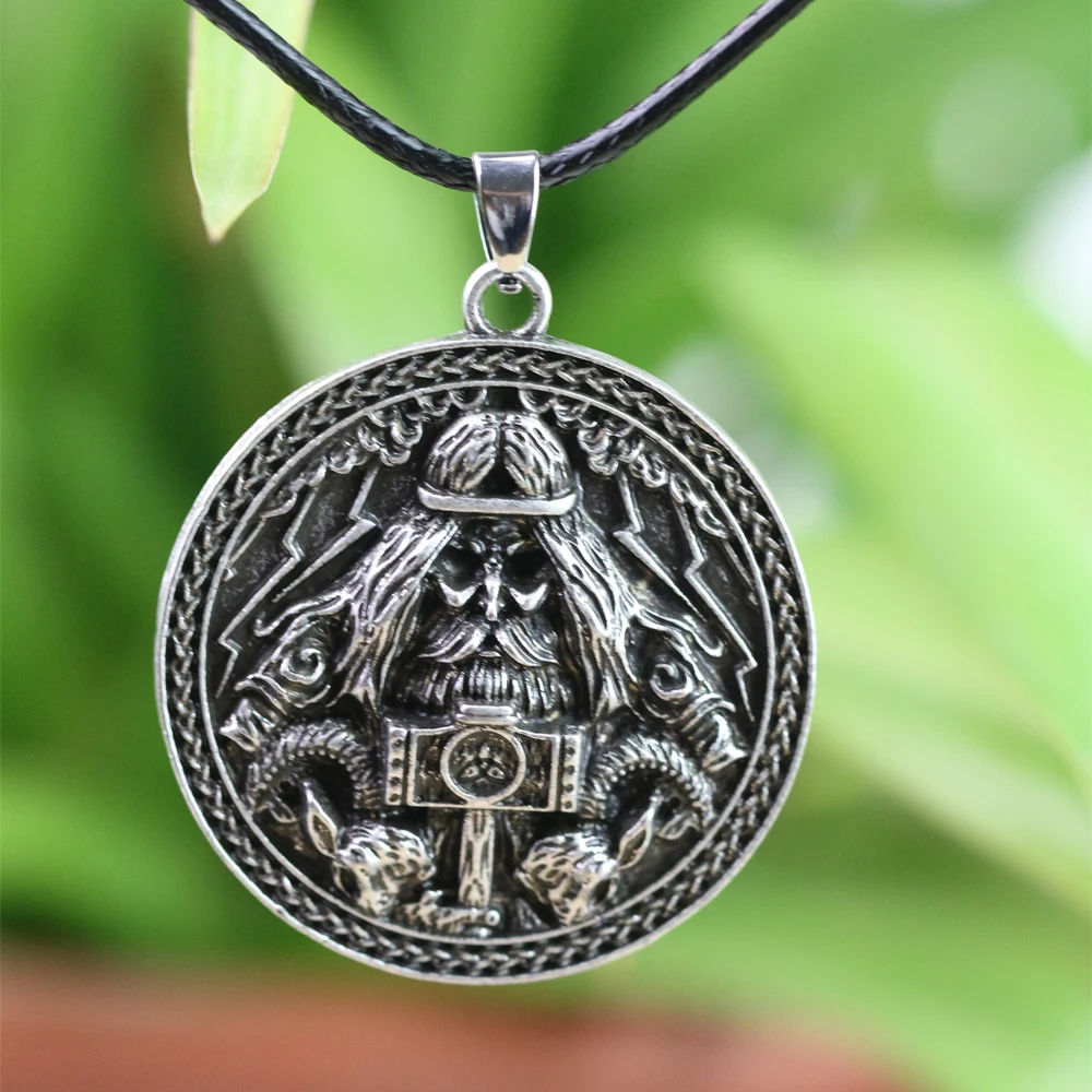 Ожерелье LangHong с подвеской из амулет Викинга 10 шт.|pendant necklace|thor necklacetalisman necklace |